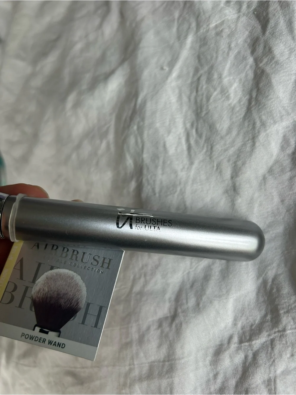 New With Tags! TWO Silver Powder Wand it Cometics Ulta Brushes. Never opened!